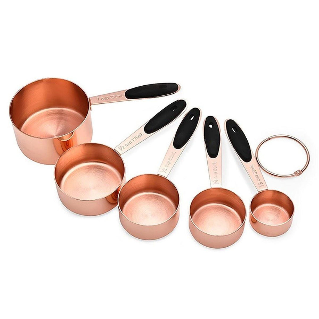 5Pcs Measuring Cup Set Stainless Steel Kitchen Accessories Baking Bartending Tools - MRSLM