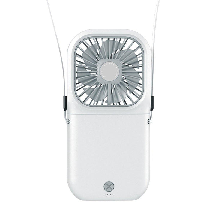 Mini Usb Fan Hanging Neck Eletric Fan 3 Speeds USB Rechargeable Battery 3000mAh Battery Life - MRSLM