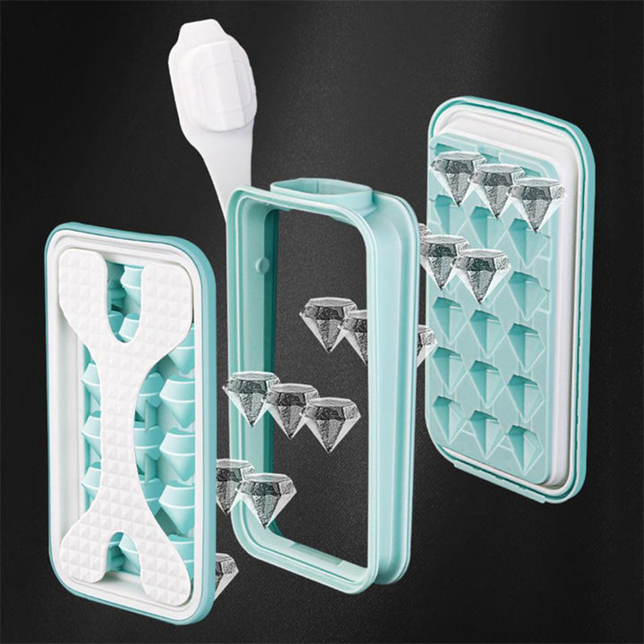Portable Silicone Ice Ball Mold Ice Maker Bottle Ice Cube Mould Bottle Creative Ice Ball Diamond Curling Summer Kitchen Gadgets