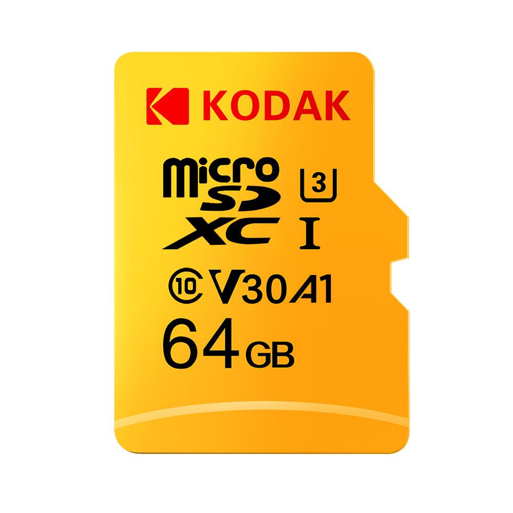 KODAK Micro SD Memory TF Flash Card 64GB 128GB U3 A1 V30 Micro SDHC Card SDXC Card for Video and Mobile Storage - MRSLM