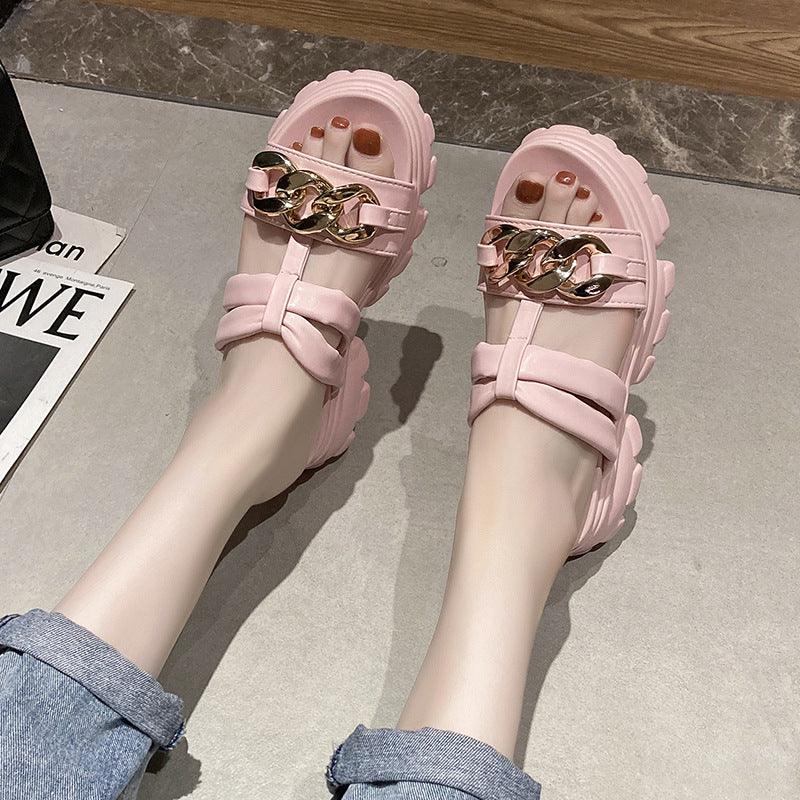 Fairy Style Fashion Outing Platform Sandals Platform - MRSLM