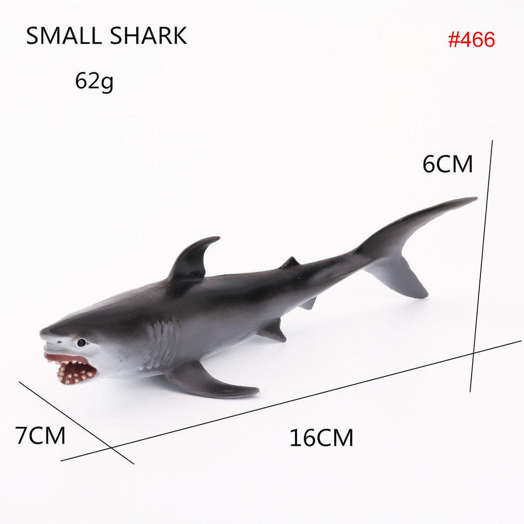 Realistic Ocean Animal Model Marine Animal Solid Whale Shark Series Science Education Puzzle Toys - MRSLM
