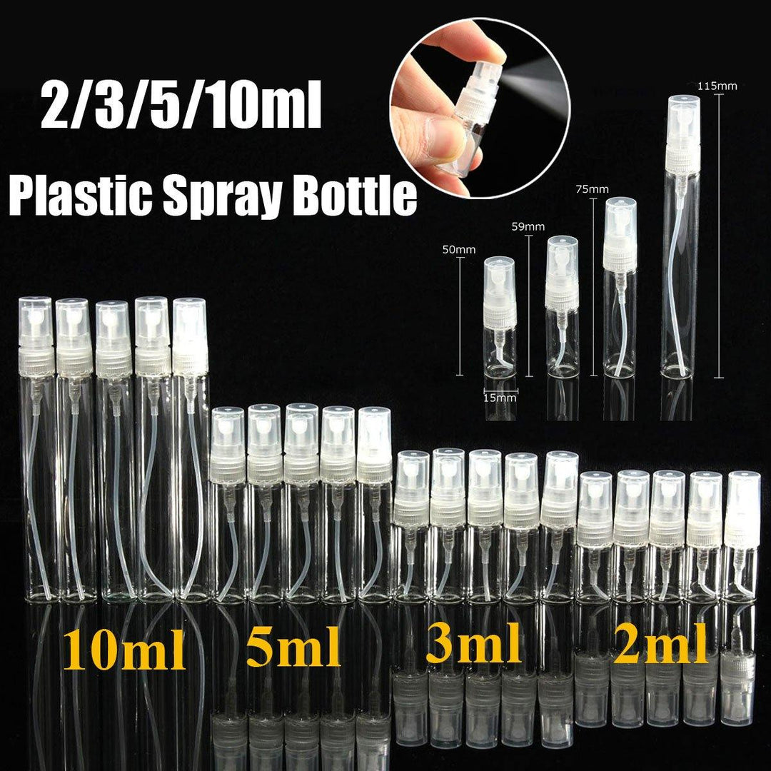 5pcs Atomizer Pump Glass Spray Bottle Perfume Bottle Empty Bottle 2/3/5/10ml - MRSLM