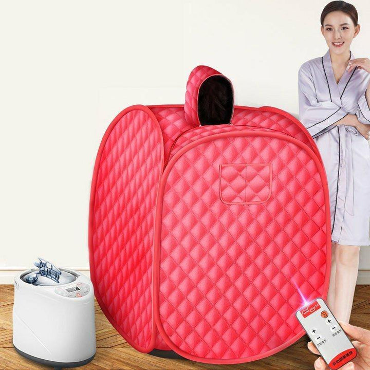 2L Sauna Spa Steam Foldable Portable Tent Full Body Slim Loss Weight Detox - MRSLM