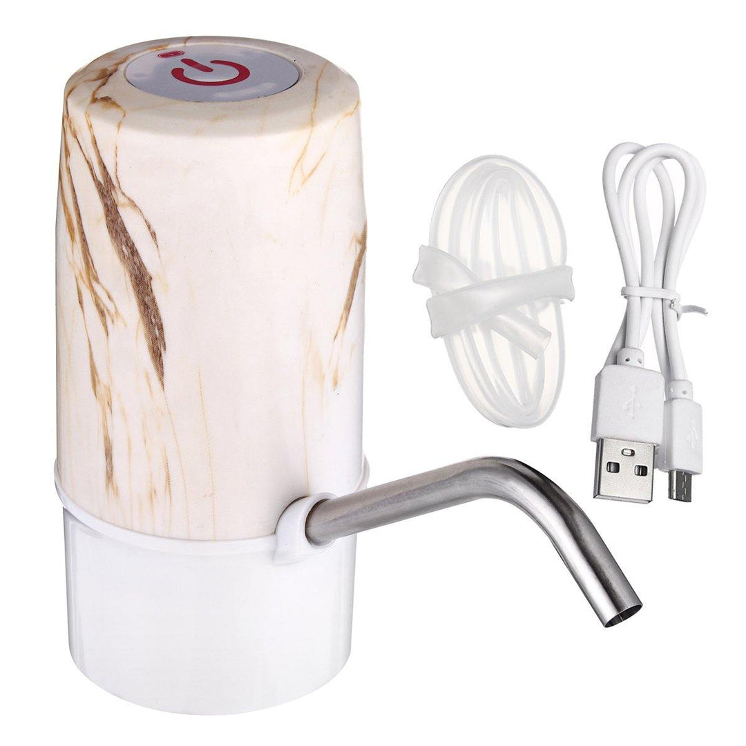 Electric Rechargeable Water Pump Drinking Gallon Bottled Dispenser Portable Pump USB Cable Water Pumping Device - MRSLM