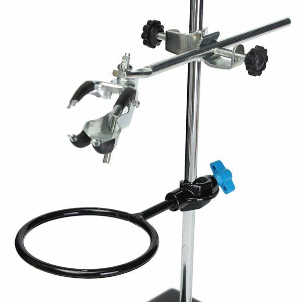 60cm Height Laboratory Iron Stand Support Flask Condenser Clamp Clip Set - MRSLM