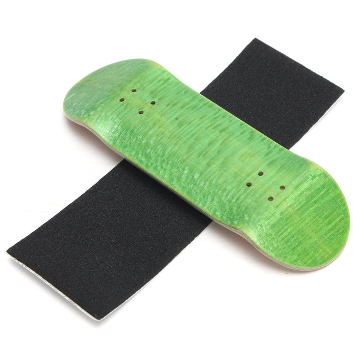 Wooden Multicolor Baseboard Mini Skateboard Set Indoor Toys - MRSLM