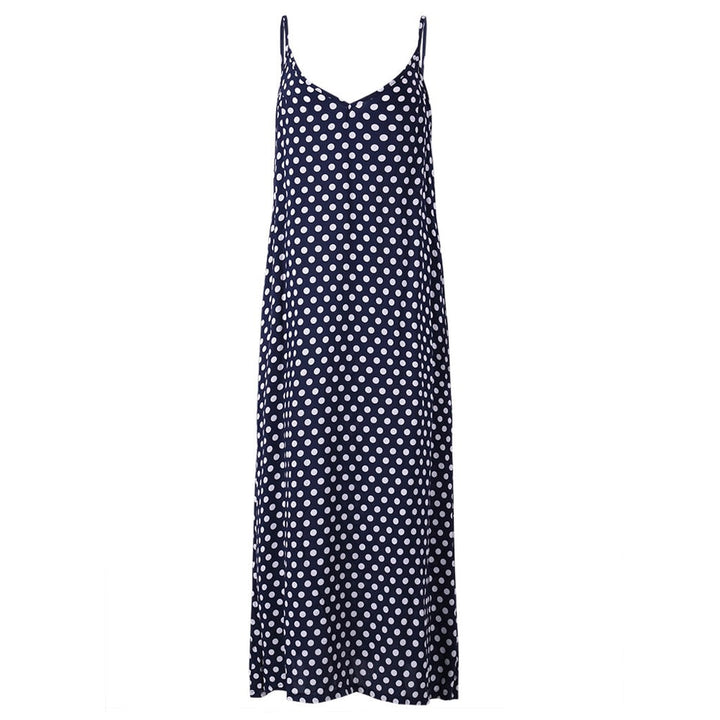 Women's Cami Dot Printed Maxi Dresses