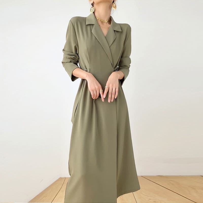 Langes Businesskleid für Damen