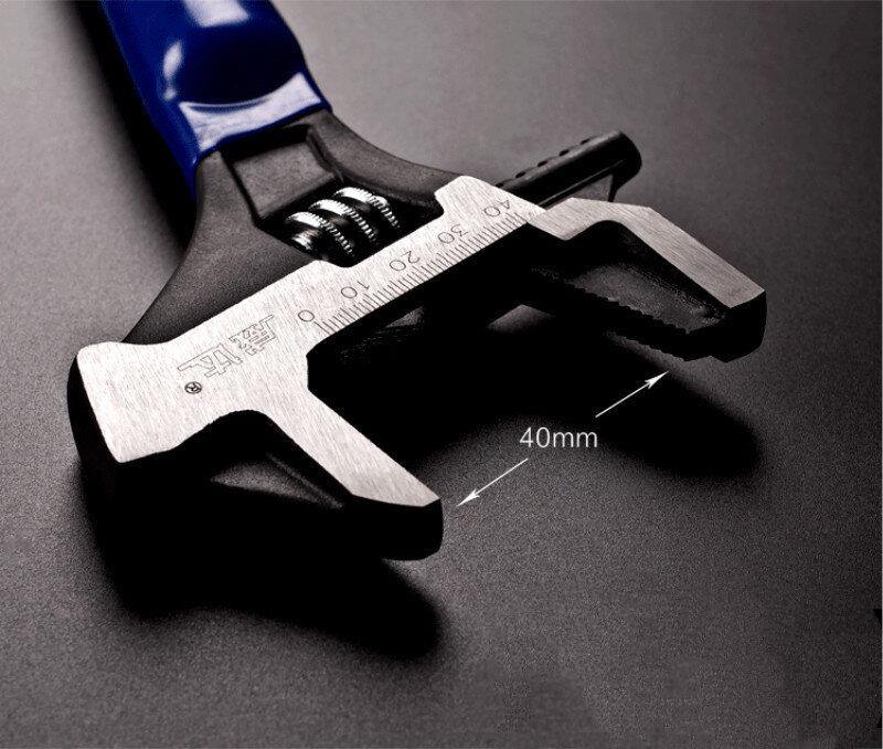 4 in 1 12inch Adjustable wrench pipe wrench snap universal activity board pipe clamp Hardware Grip Wrench Tool Kit - MRSLM