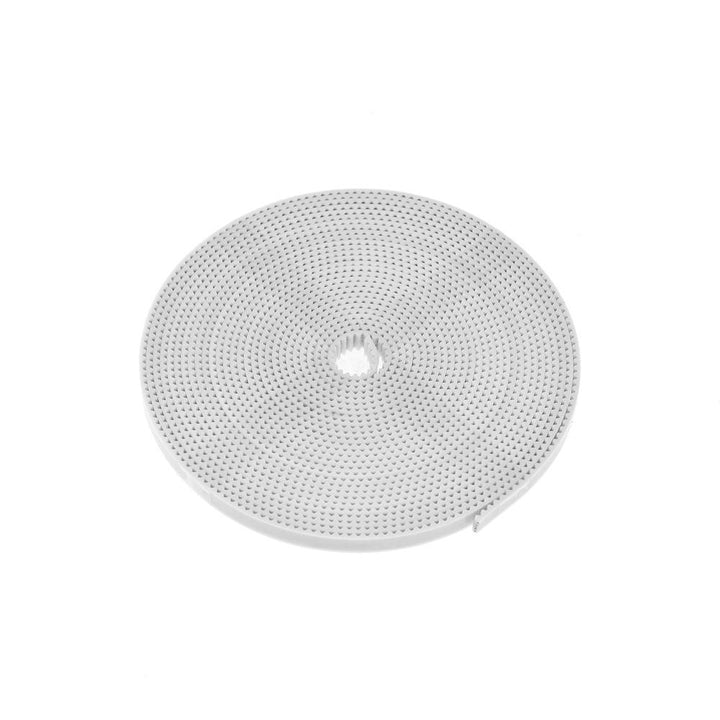 TWO TREES® 6mm/10mm Width PU White Timing Belt fiberglass Synchronous Belt with Steel Core 10M Long for 3D Printer - MRSLM