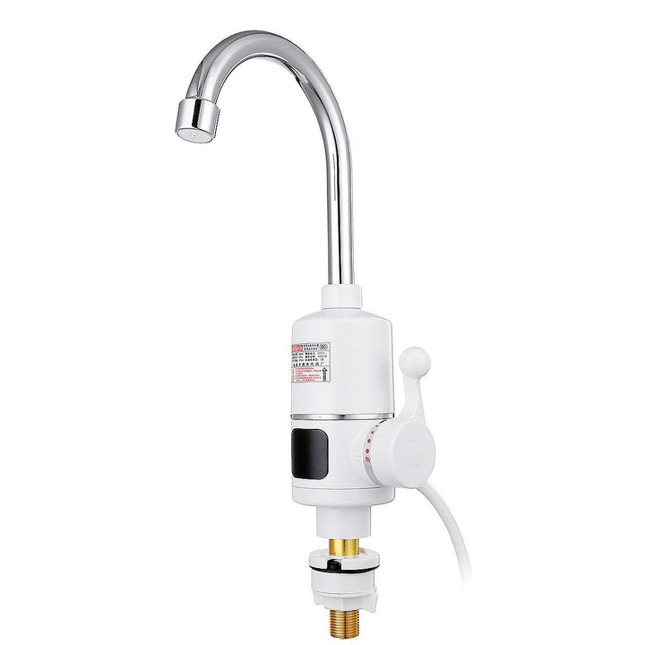 3000W Tankless Instant Electric Hot Water Heater Faucet LED Kitchen Bathroom Heating Tap - MRSLM