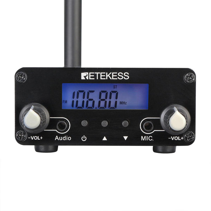 Retekess TR508 FM Transmitter For Drive-in Church FM Transmitter Wireless Broadcast Stereo Station Long Range Transmitter Drive-in Cinemas - MRSLM