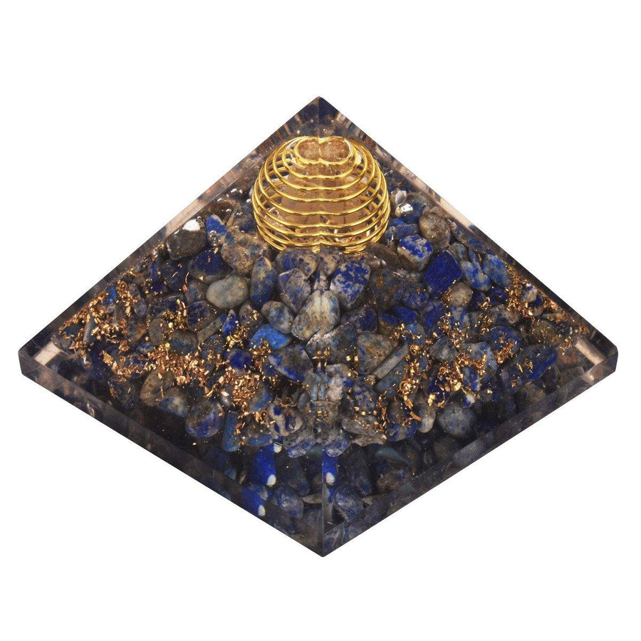 Pyramid Crystal Gemstone Meditation Yoga Energy Healing Stone Home Desk Decorations - MRSLM