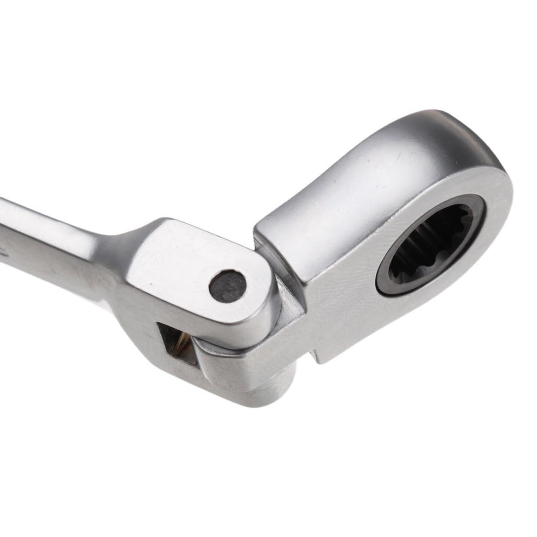 8mm Reversible Flexible Head Ratchet Ratcheting Spanner Wrench Socket Wrenches Nut Tool for Home&Garden - MRSLM