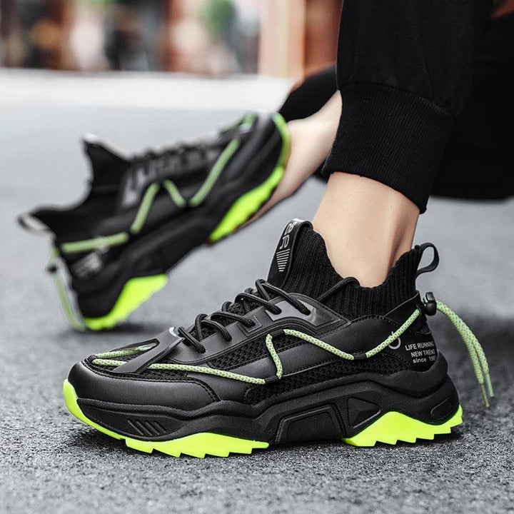 Men's Color Matching Platform Sports Shoes - MRSLM