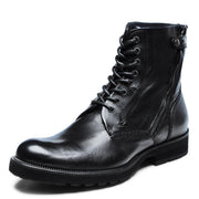 British style retro combat boots, view 3 - MRSLM