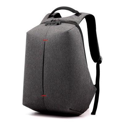 Carsonkangaroo USB Chargering Password Backpack 20-35L Large Capacity Outdoor Waterproof Men Business Laptop Bag - MRSLM