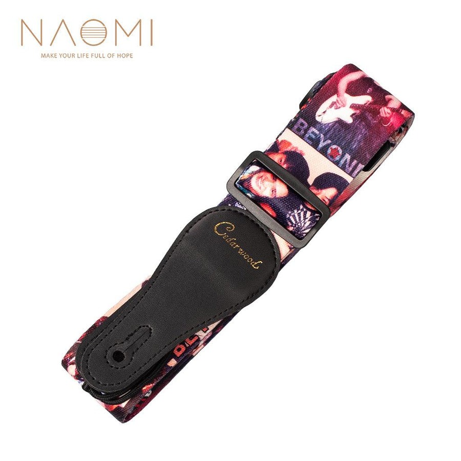 Naomi Guitar Strap Adjustable Guitar Strap Shoulder Belt For Acoustic/ Electric Guitar Bass Soft Nylon Webbing Belt Beyond - MRSLM