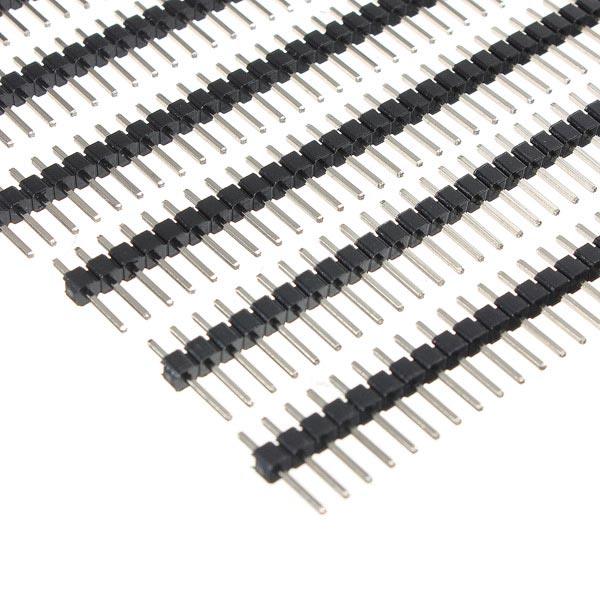 30 Pcs 40 Pin 2.54mm Single Row Male Pin Header Strip For Prototype Shield DIY - MRSLM