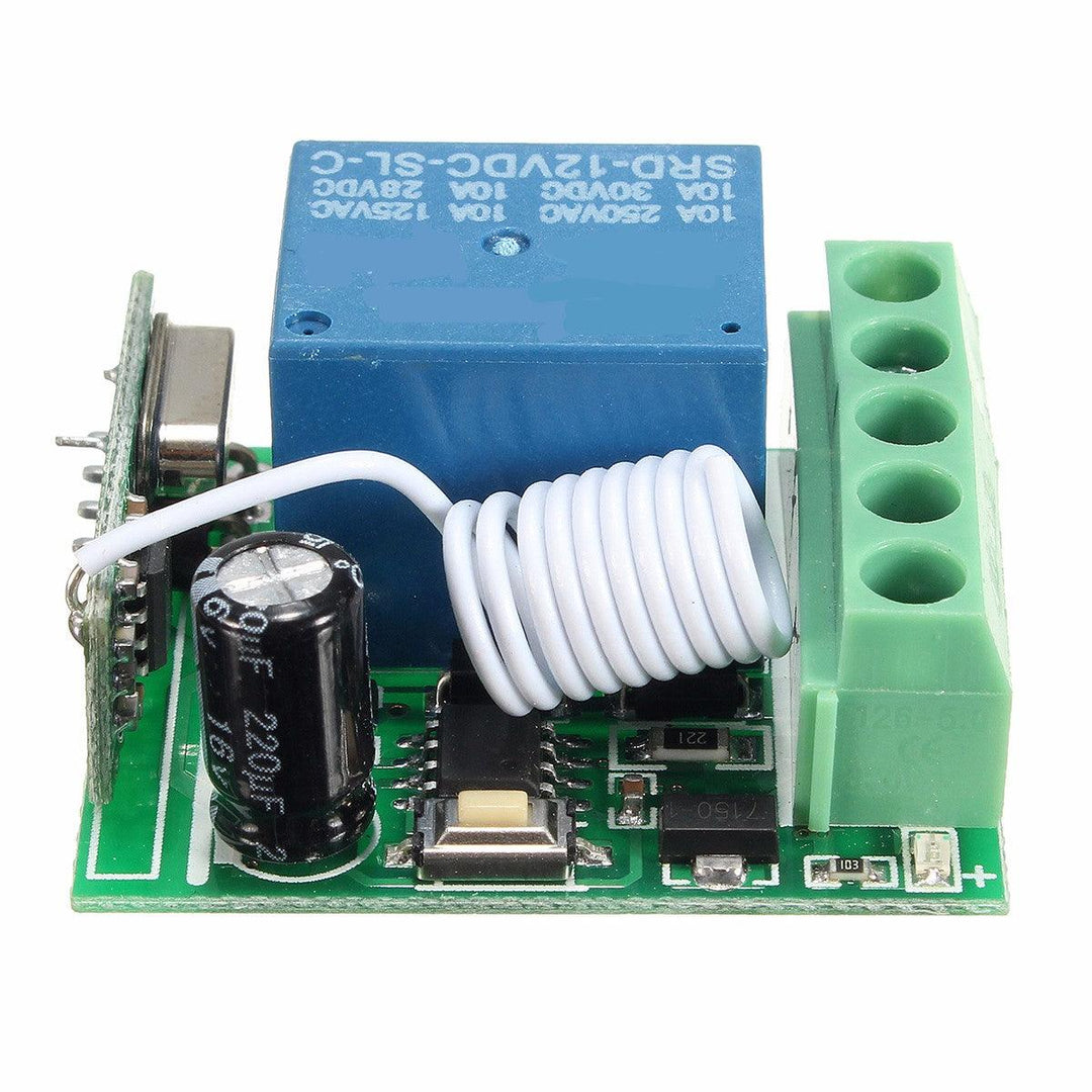 50pcs DC12V 10A 1CH 433MHz Wireless Relay RF Remote Control Switch Receiver Module - MRSLM