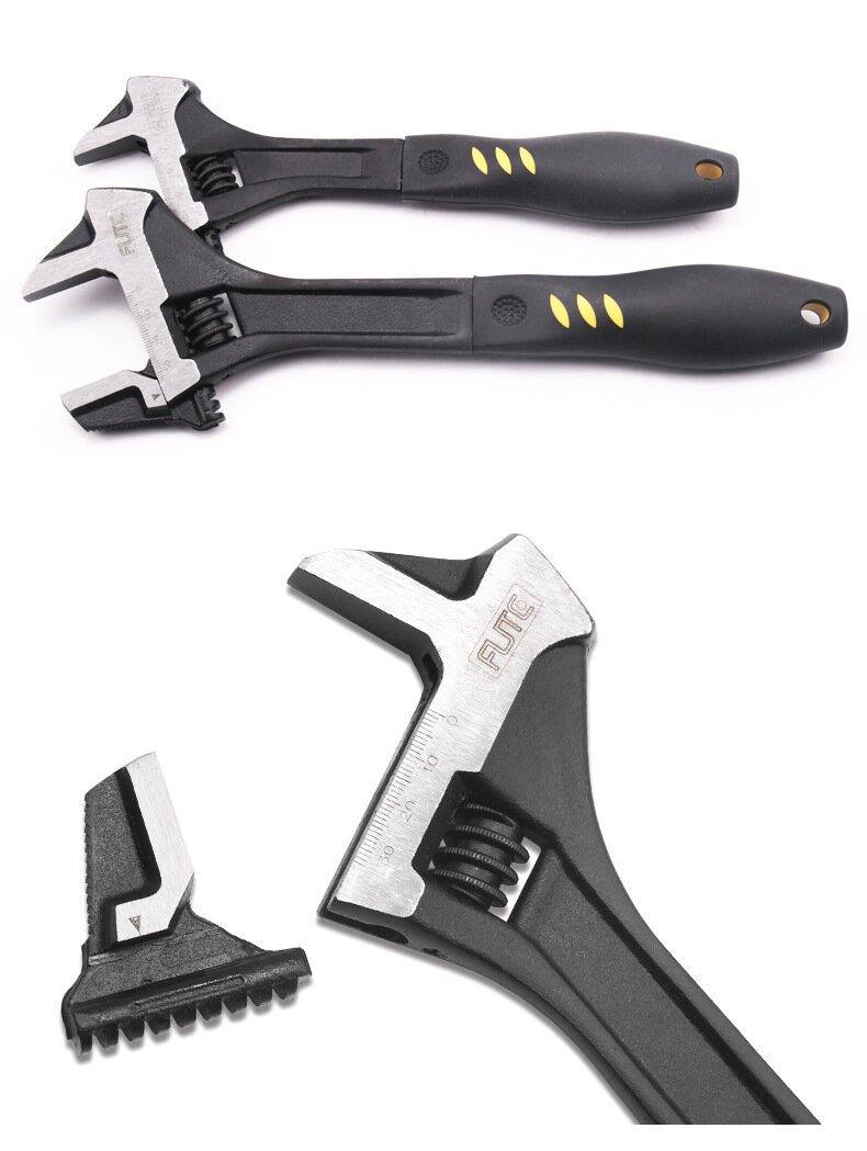 Multifunctional Adjustable Wrench For Pipe Rapair Multi-function Large Open-end Hammer Wrench - MRSLM