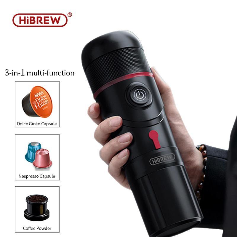 HiBREW ACM009 Multifunctional Portable Coffee Machine Coffee Powder Nespresso and Dolce Gusto Capsule - MRSLM