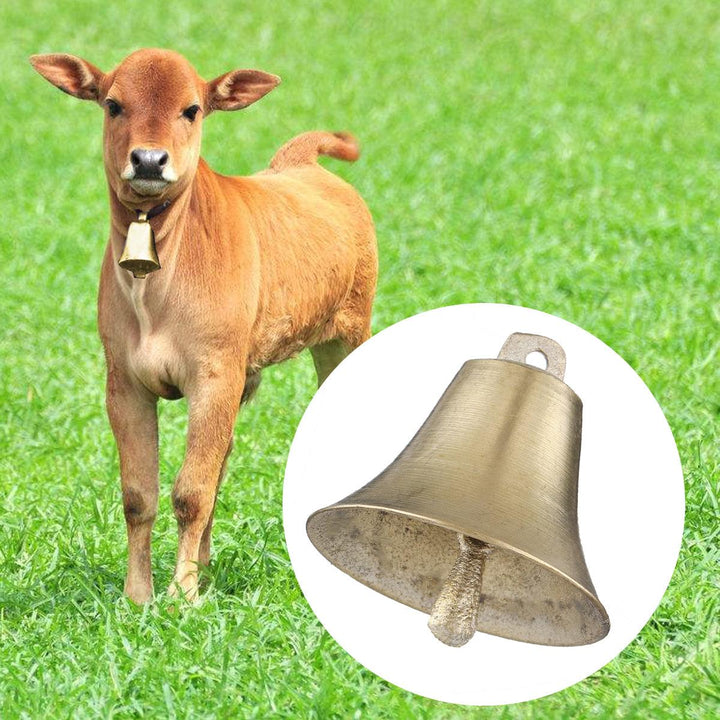 50*50mm Pure Copper Bells Cow Horse Sheep Animal Neck Decorations Farm Grazing Super Loud Bell - MRSLM