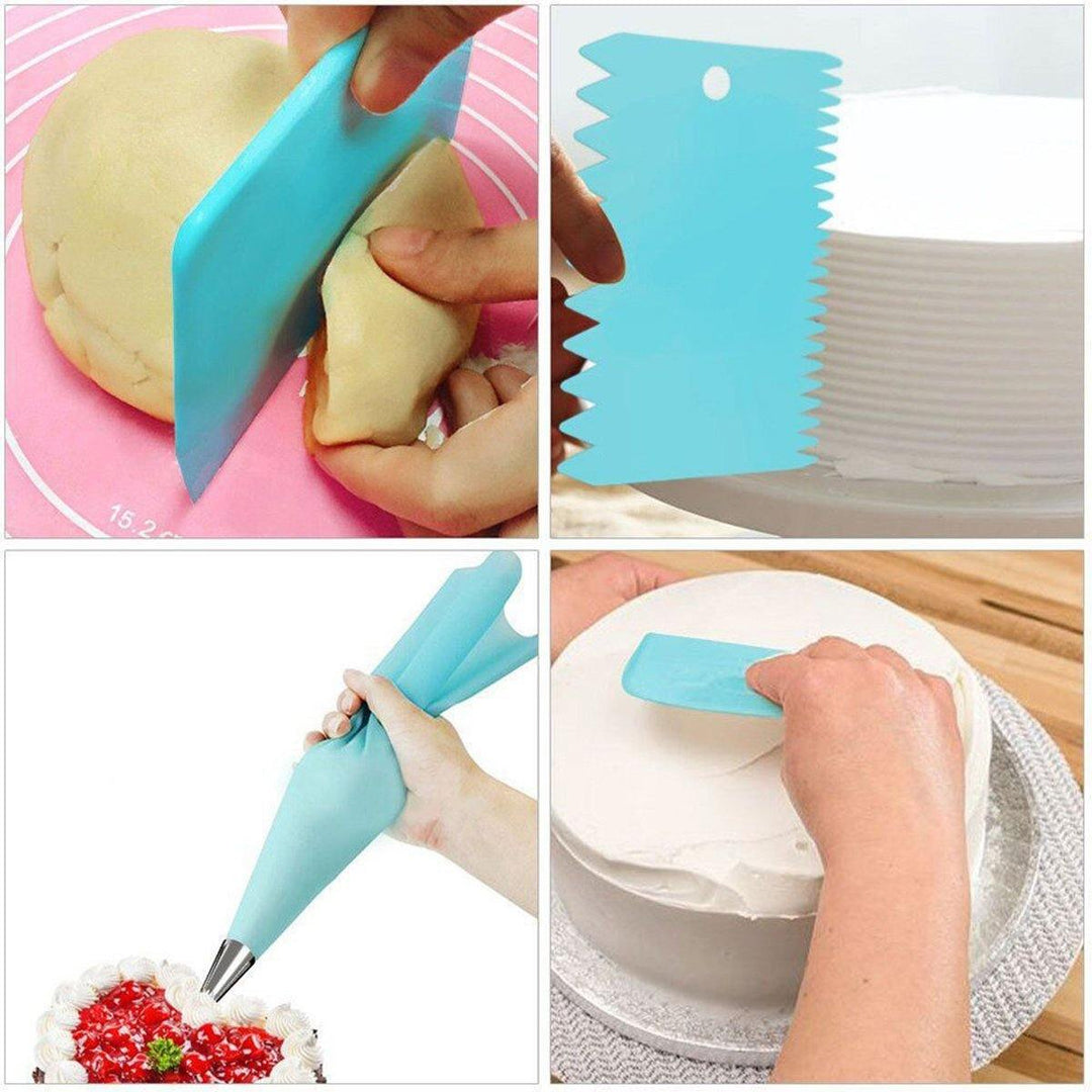 106PCS Cake Baking Tools Decorating Kit Set Piping Tips Pastry Icing Bag Nozzles - MRSLM