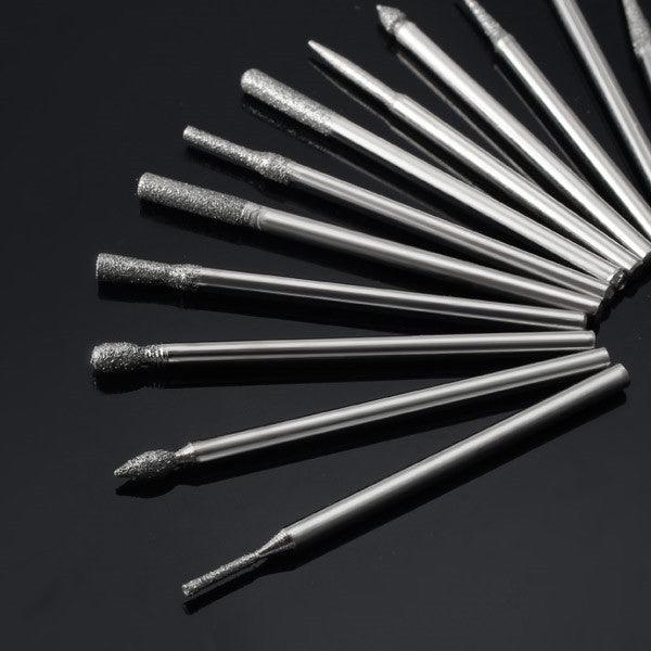 30Pcs Electric Nail Art File Drill Bits Kits Shank Set - MRSLM