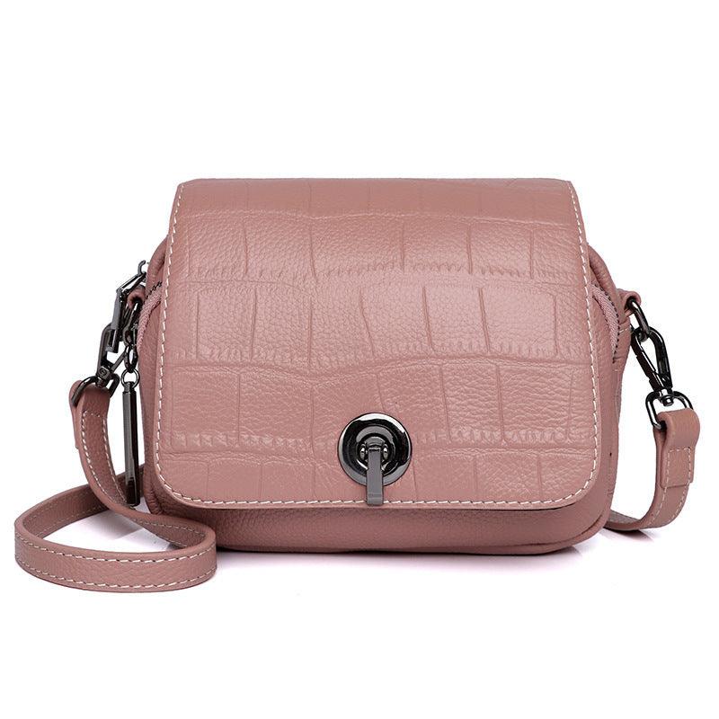 Korean solid color crossbody bag, view 6 - MRSLM