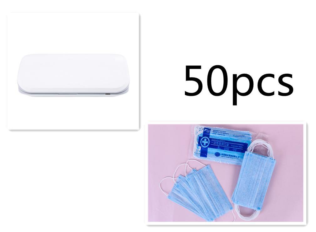 New 5V Double UV Phone Sterilizer Box Jewelry Phones Cleaner Personal Sanitizer Disinfection Box with Aromatherapy - MRSLM
