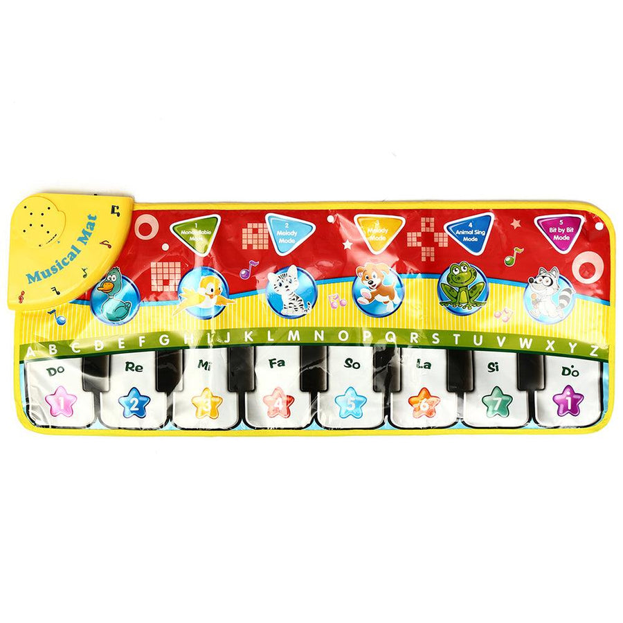 5 Modes Musical Kid Piano Toddler Play Mat Baby Animal Educational Toys - MRSLM