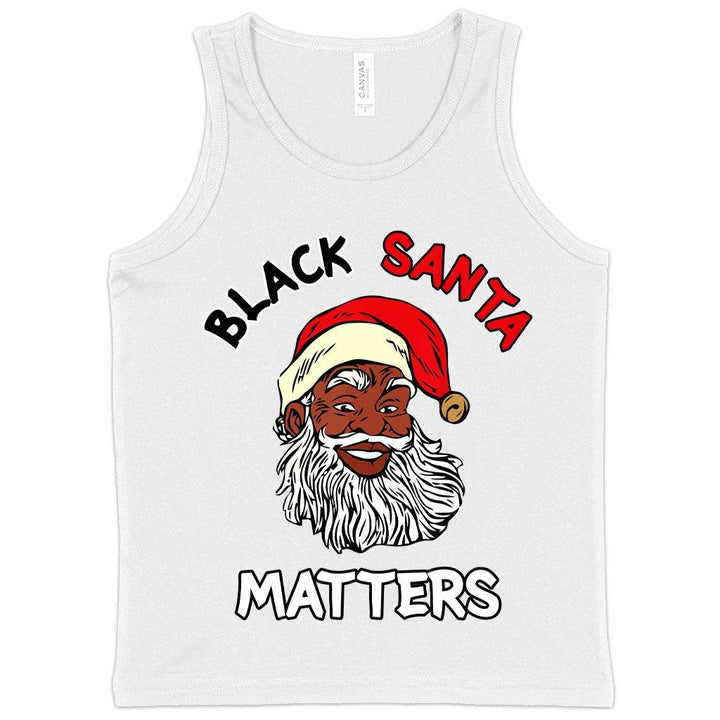 Kids' Black Santa Matters Tank - Black Christmas Tanks - MRSLM