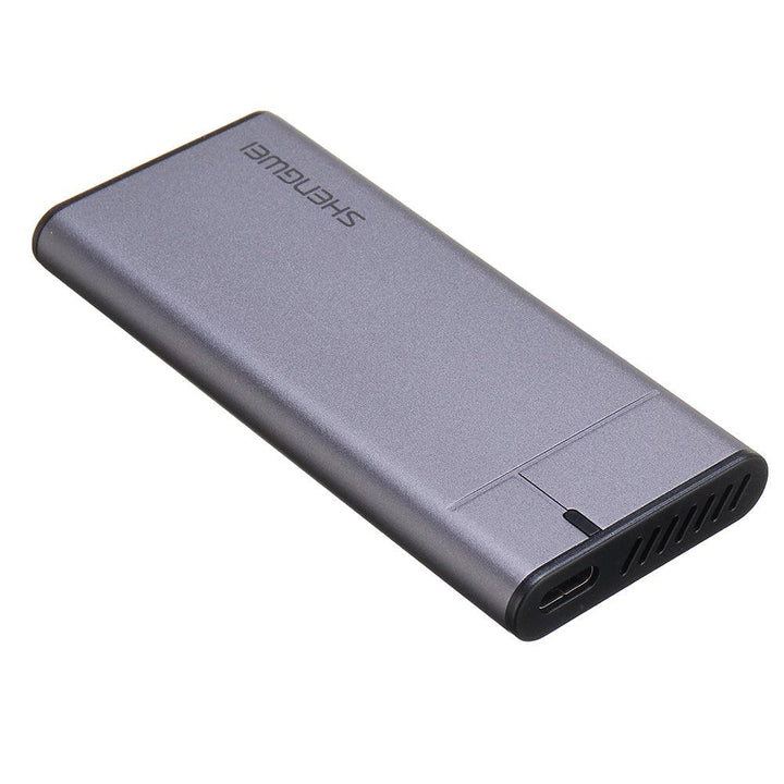 Shengwei Type C USB3.1 SSD External Hard Drive Enclosure M.2 NVME Hard Disk Box 10Gbps with Type C Cable ZSD2001J - MRSLM