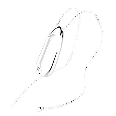 Metal magnetic drop pendant stainless steel necklace - MRSLM