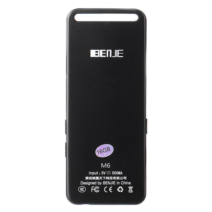 BENJIE M6 bluetooth 16GB Lossless MP3 Player Recording FM Radio Ebook Music Player - MRSLM
