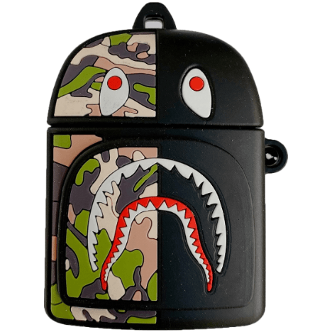 Tide brand shark backpack earphone box - MRSLM