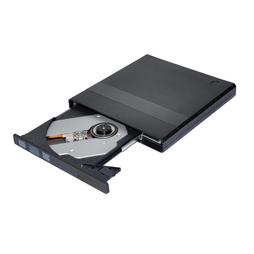 USB3.0 Type C Optical Drive DVD Burner 12.7/9.5MM Ulta-Thin leather teture DVD RW Support to WIN XP/7/8/10 MAC - MRSLM