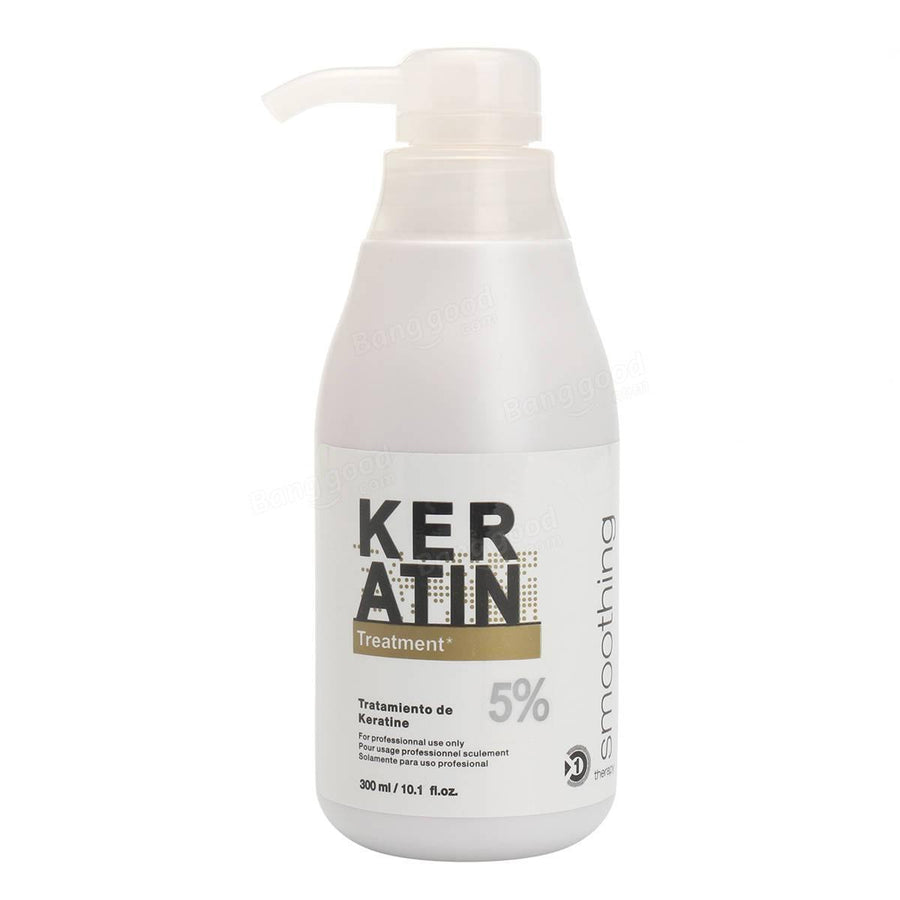 Pure Brazilian Keratin Straightening 5% Hair Conditioner Care Repair Healing Hair 300ml Hair Care Smoothing - MRSLM