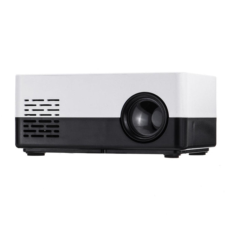 Mini Projector Portable 1080P LED Projector Home Cinema Theater Indoor/Outdoor Movie projectors for Party and Camping (US Plug) - MRSLM
