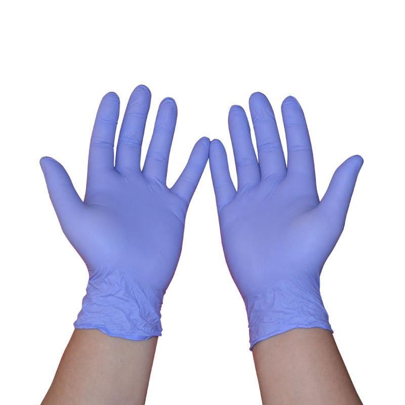 Black Nitrile Nitrile Disposable Gloves - MRSLM