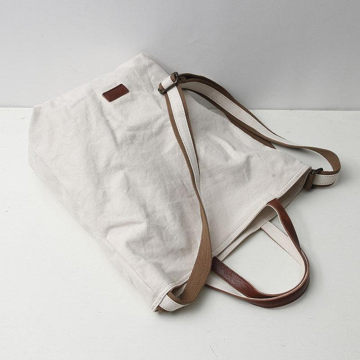 Hand-held Messenger Bag Trendy One-shoulder Women's Canvas Bag - MRSLM