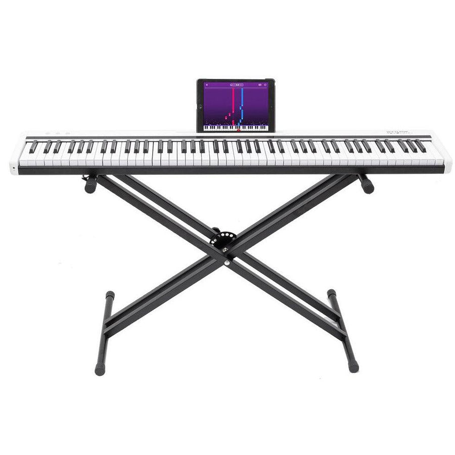 88 Keys Smart Electronic Piano Light Up Keyboard Smart Self-study Piano for Beginners - MRSLM