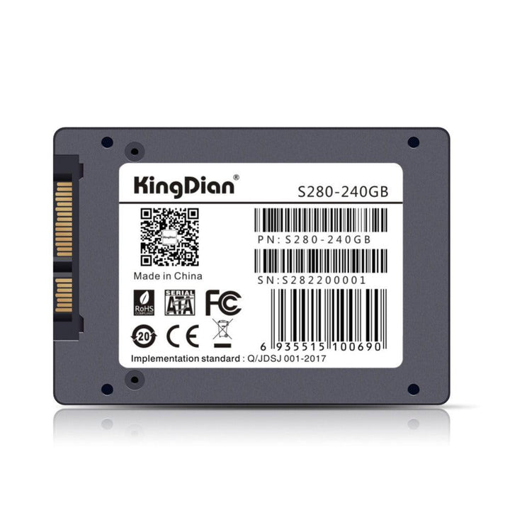 KingDian SSD 1TB 2.5'' SATA III Hard Drive Internal Solid State Drive 3D TLC for Laptop Desktop Server - MRSLM