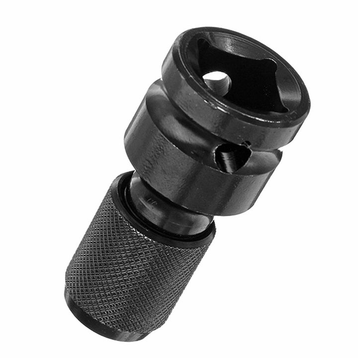 1/2 Inch Square To 1/4 Inch Hex Female Telescopic Socket Adapter Drill Chuck Converter Impact Driver - MRSLM