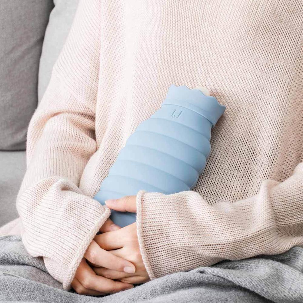 Jordan&Judy WD031 313/620ml Microwave Heating Hot Water Bag from Eco-system Hand Heater Warmer with Knit Cover - MRSLM