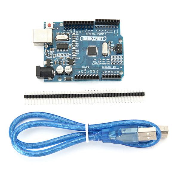3Pcs UNO R3 ATmega328P Development Board Geekcreit for Arduino - products that work with official Arduino boards - MRSLM