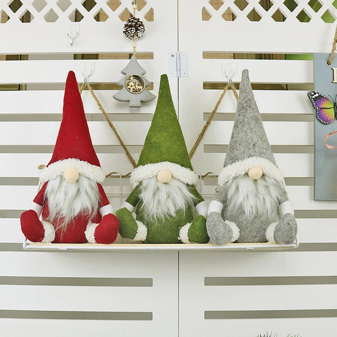 Christmas Doll Pendant Ornaments Christmas Tree Hanging Doll Decorations Santa Claus Doll Pendant Gift - MRSLM