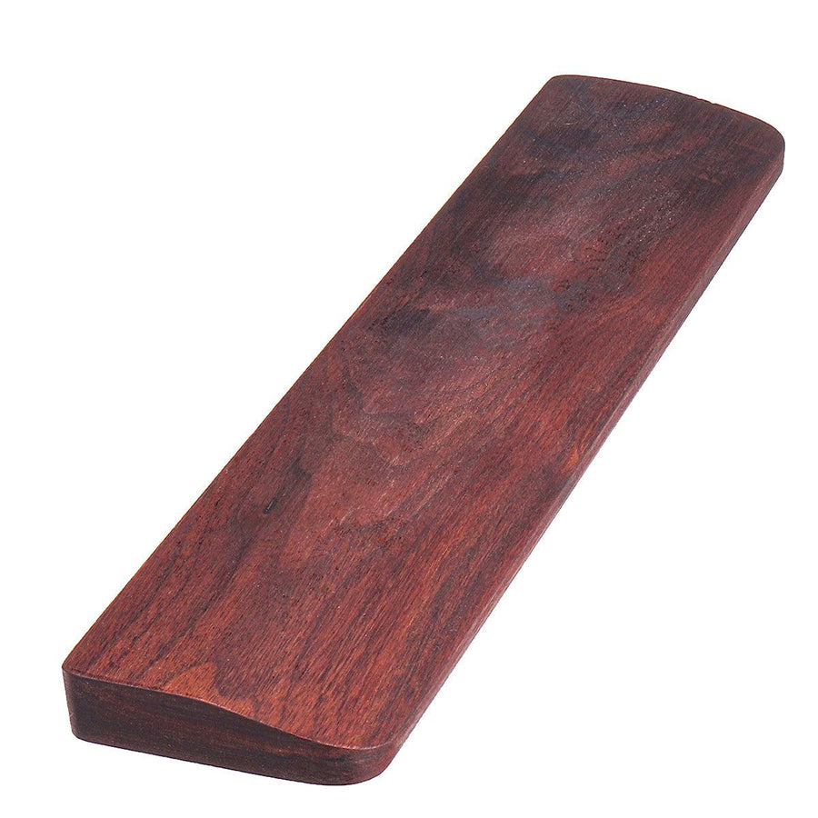87 104 Key Keyboard Wrist Rest Pad Walnut Natural Wood Antiskid Black Wooden Hand Protection - MRSLM